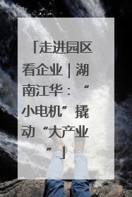 走进园区看企业｜湖南江华：“小电机”撬动“大产业”