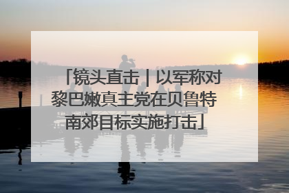 镜头直击｜以军称对黎巴嫩真主党在贝鲁特南郊目标实施打击
