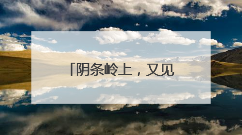 阴条岭上，又见漫山海棠开……
