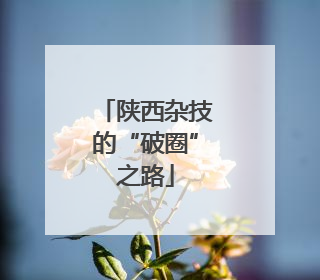 陕西杂技的“破圈”之路