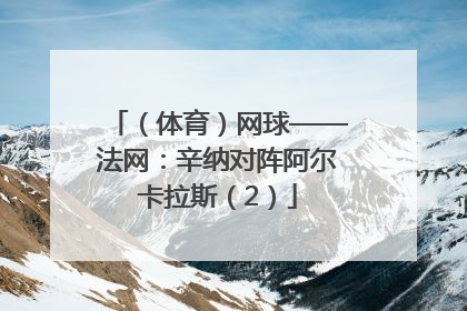 （体育）网球——法网：辛纳对阵阿尔卡拉斯（2）