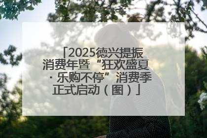 2025德兴提振消费年暨“狂欢盛夏・乐购不停”消费季正式启动（图）