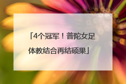 4个冠军！普陀女足体教结合再结硕果
