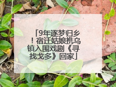9年逐梦归乡！宿迁姑娘携乌镇入围戏剧《寻找戈多》回家