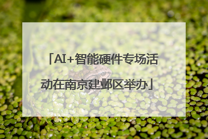 AI+智能硬件专场活动在南京建邺区举办