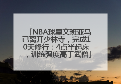 NBA球星文班亚马已离开少林寺，完成10天修行：4点半起床，训练强度高于武僧